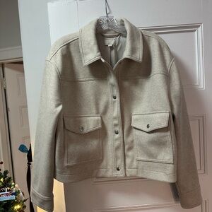 LOFT Light Tan Utility Jacket